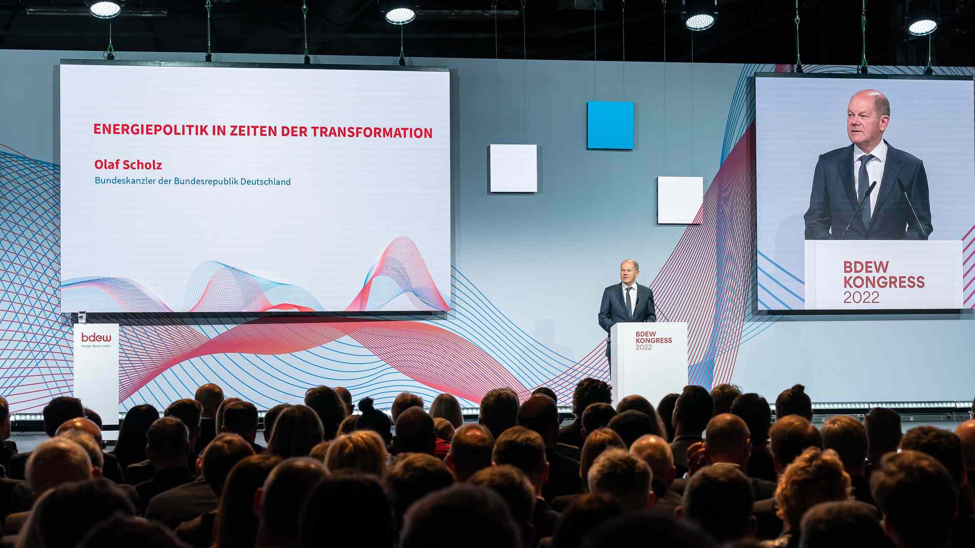 Olaf Scholz beim BDEW Kongress 2022