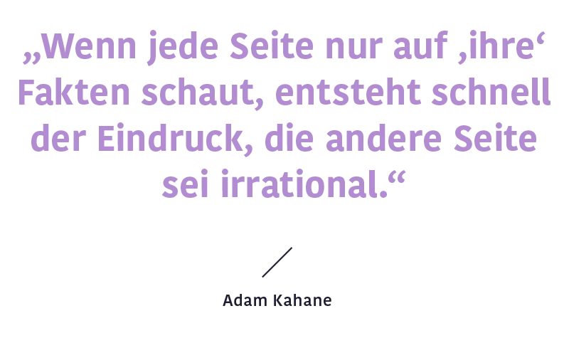 Zitat Adam Kahane Fakten