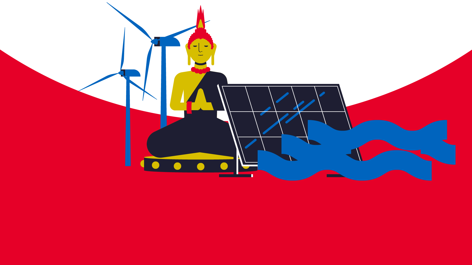Illustration Energiewende in Thailand