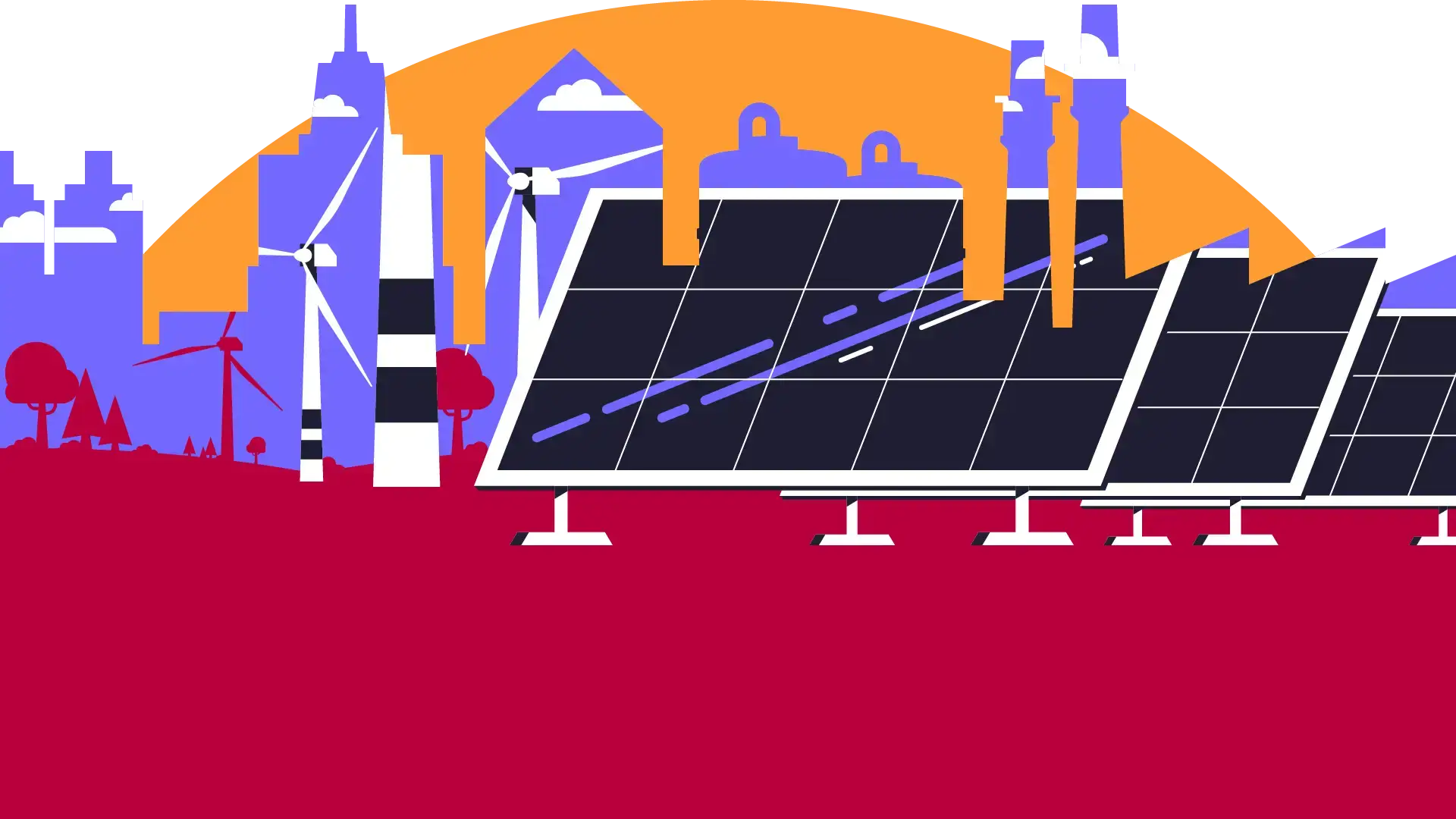 Illustration Kulisse PV-Anlagen