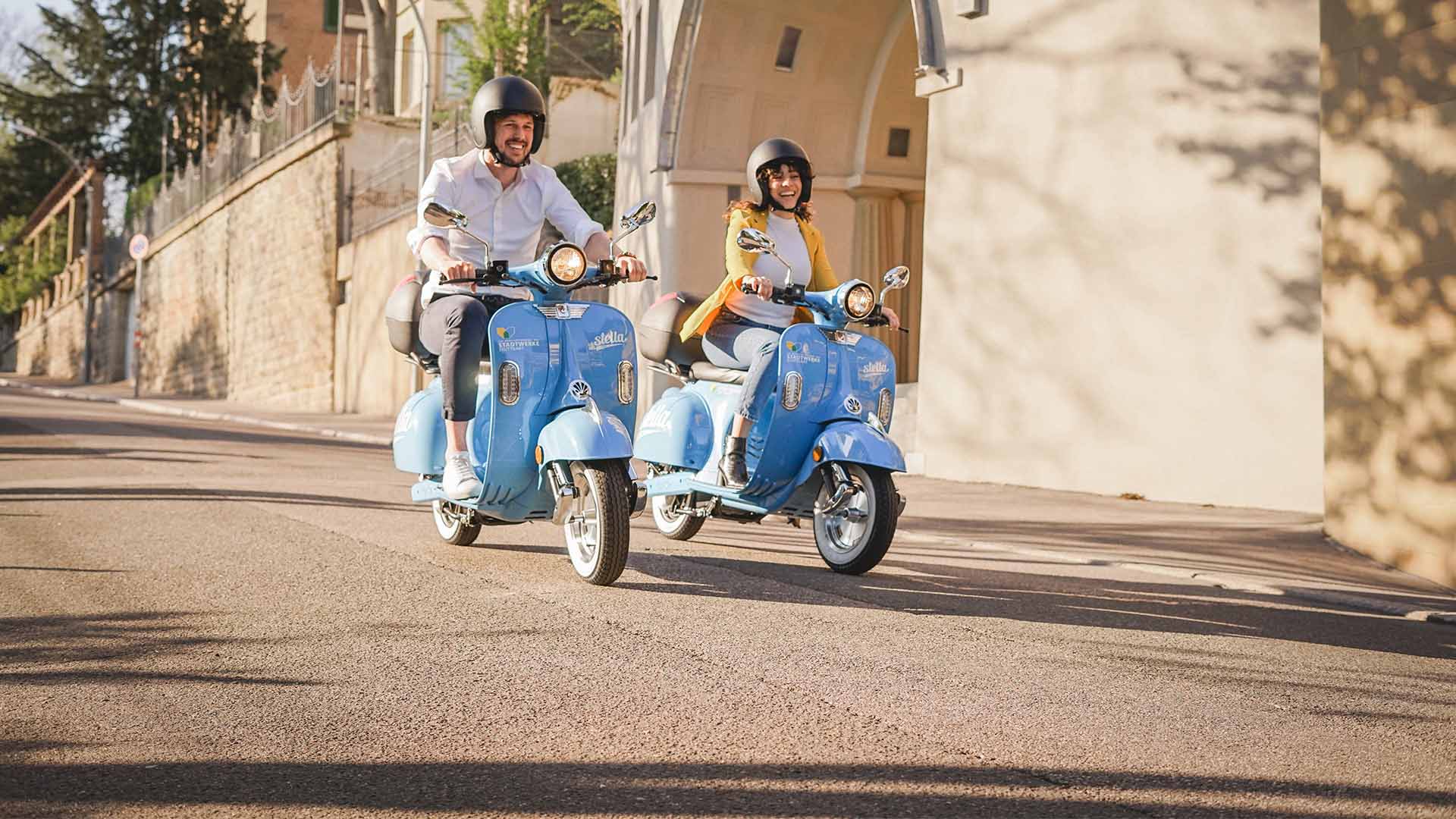 Verkehrswende in Stuttgart mit dem ERoller Angebot stellasharing BDEW