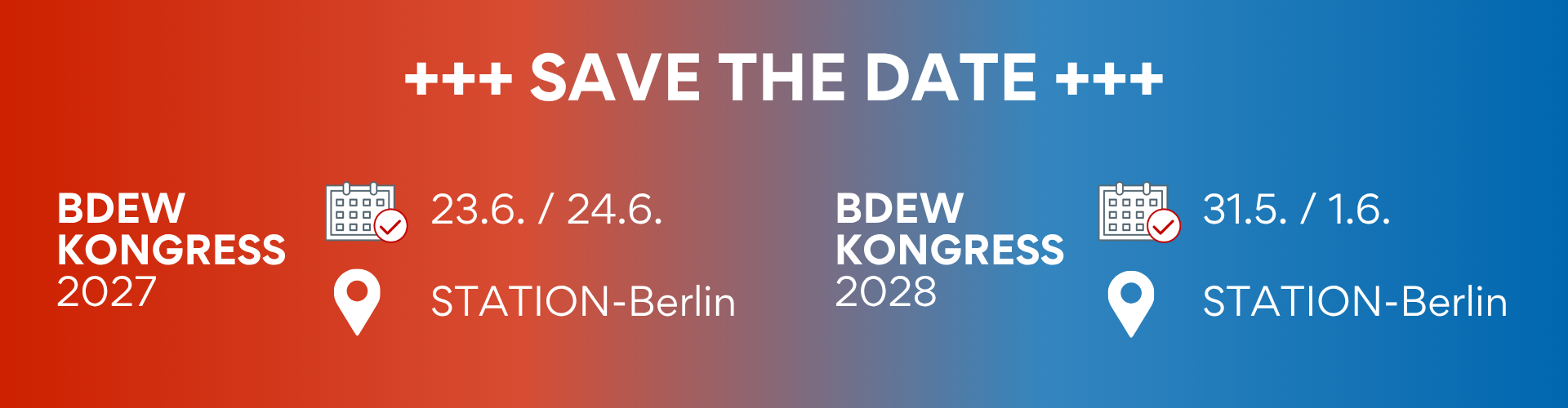 Werbebanner: Save the Date